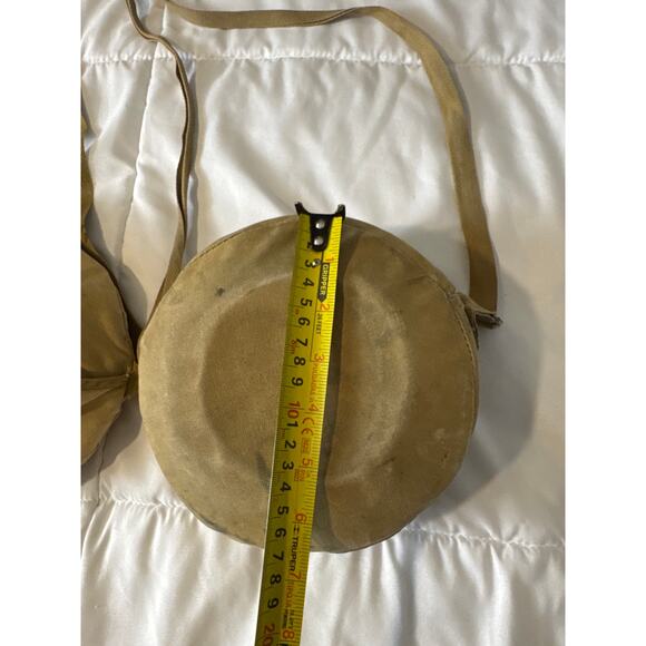 Vintage Boy Scouts of America Canteens Set of 2 Canvas Covered Aluminum - Picture 3 of 4